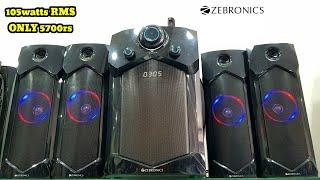 Zebronics INDIE 4.1 RUCF || REVIEW/SOUND TEST || 105wattsRMS (BEST HOME THEATER UNDER 6000rs)