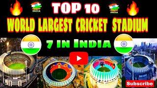 TOP 10 WORLD LARGEST CRICKET STADIUM ;/Biggest Stadium MOTERA STADIUM INDIA/SUPREME INDIA