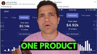 How to Build a $5K/DAY One Product Dropshipping Store | Shopify Dropshipping Tutorial 2020