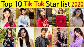 Top 10 Tik Tok Star In India 2020 || Best Tiktok Star In India || No. 1 tik tok star || Tik Tok Star