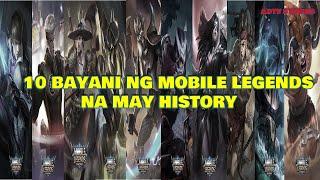 Top 10 Heroes ng Mobile Legends na may History pala na nakakamangha.