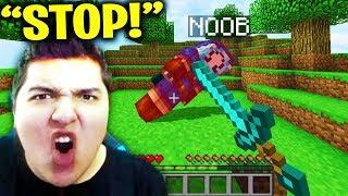 10 minutes of Minecraft rage..