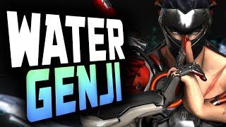 WATER #1 GENJI IN THE WORLD?! [ OVERWATCH SEASON 20 TOP 500 ]