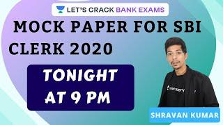 Mock Paper for SBI Clerk | 08/03/2020| Shravan Kumar | SRKLIVE