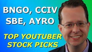 BNGO, CCIV, SBE, AYRO - Top 10 YouTuber Stock Picks for Tuesday, February 16, 2021 - Part 1