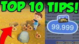 TOP 10 ANIMAL CROSSING NEW HORIZONS TIPS AND TRICKS!