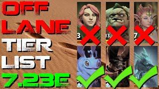 Offlane Tier List | Patch 7.23e Dota 2