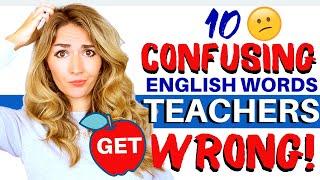 10 Confusing English Words that Even Teachers Get Wrong!!