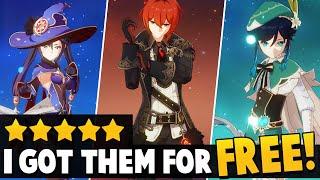 The #1 Mistake Everyone's Doing in Genshin Impact & How I Got The Best 5✰ Characters For Free!