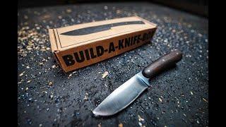 BEST Beginner Knife Making Kit. @Alec Steele Build A Knife Box. DIY Knife Made Easy