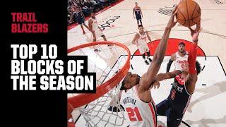 Top 10 Blocks of the Season | Trail Blazers Highlights