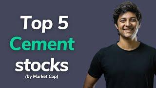 5 top cement stocks by Market Cap - Cement Industry overview I top cement companies in India