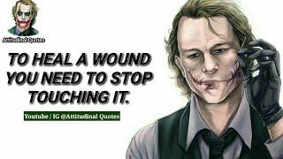 JOKER QUOTES - FAKE LOVE #2 || RELATIONSHIP FACTS QUOTES || Top powerful quotes|| Attitudinal quotes