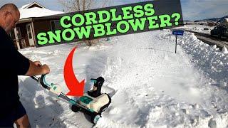 Do Cordless Snow Blowers Work? (Litheli 40V Snow Blower Review)