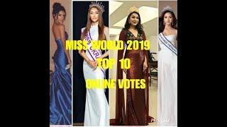 Miss World 2019 / Top 10 Online Votes