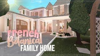 BLOXBURG| French botanical family home | House build