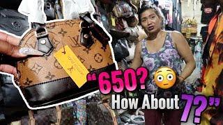 SHOPPING AT A FAKE DESIGNER MARKET IN BALI..