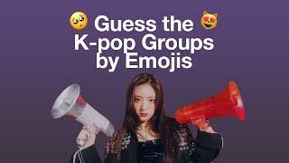 GUESS THE KPOP GROUPS BY EMOJI (HARD)