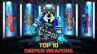 Pixel Gun 3D - TOP 10 Sniper Weapons / Best Weapons for Coupons (Part 1)