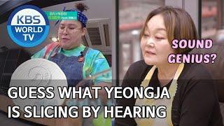 Guess what Yeongja is slicing just by hearing [Stars' Top Recipe at Fun-Staurant/2020.04.06]