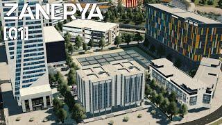 The first commercial area - Cities: Skylines - Zanerya Episode #01