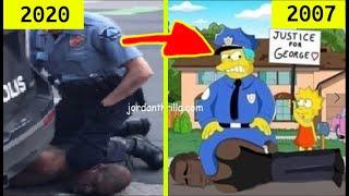 Cartoon simpsons Predicted George FLOYD's Death & UNDERGROUND BUNKER Riot & THE WHITE HOUSE