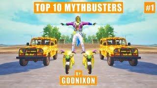 Top 10 Mythbusters in PUBG Mobile | PUBG Myths Part - 1