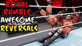 WWE 2K20 Royal Rumble Awesome Reversals!