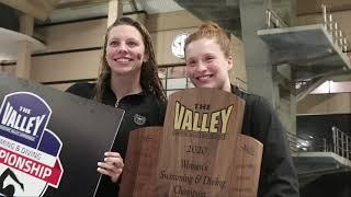 Top 10 MSU Moments of the Year: #3 - Women's Swim & Dive Capture MVC Title