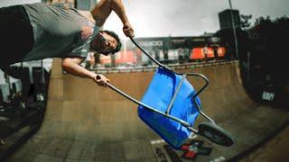 World's Greatest Athlete - Wheelbarrow Parkour!