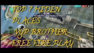 TOP 10 HIDE PLACE FREE FIRE GAME PLAY