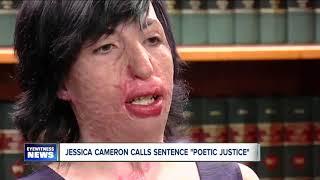 Jessica Cameron bravely speaks in court for the sentencing of the man who set her on fire