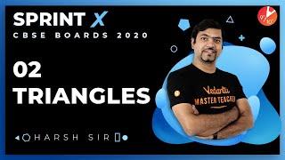 Triangles Class 10 Sprint X 2020 L2 | CBSE Maths Chapter 6 | Tricks Concept Formula | NCERT Vedantu