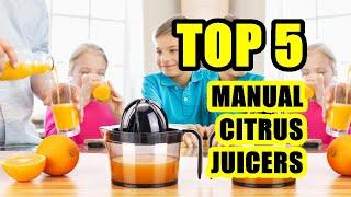 TOP 5: Best Cheapest Manual Citrus Juicer 2020 | Hand Press Manual Fruit Juicers