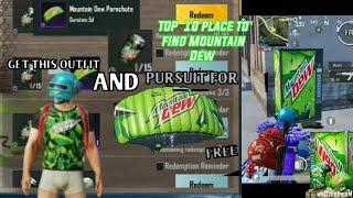 Top 10 Place To Find Mountain Dew  Machine_Event Explain_ PubgM_PSYCHOxBOT