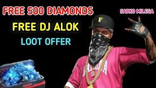 Free 500 Diamonds Daily New Trick || Free DJ Alok 100% Working || Free Fire || Gaming Zone 