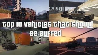 GTA Online Top 10 Vehicles That Should Be Buffed