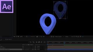 3D Animated Map Markers in Adobe After Effects (Freebie)