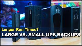 What battery backup SIZE is the best? What about lithium ion backup? | BRStv Investigates