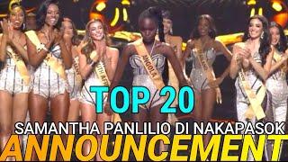 SAMANTHA PANLILIO BIGONG MAKAPASOK SA TOP 20 MISS GRAND INTERNATIONAL 2021