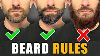 7 Beard Rules EVERY GUY SHOULD FOLLOW! (For a BETTER Beard)