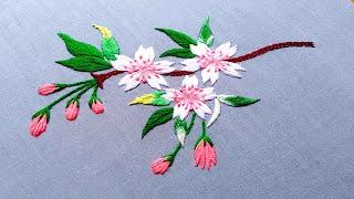 Vivid Hand Embroidery Flowers,Living Embroidery Work,Refreshing Hand Embroidery video-93, #Miss_A