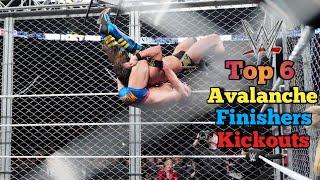 WWE Top 6 Avalanche Finishers Kickouts_HD