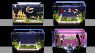 Top 3 How To Make Planted Fish Tank At Home Ideas | DIY Nano Aquascape (No Co2)