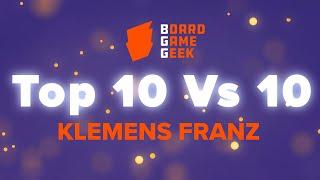 BoardGameGeek Top 10 vs 10 - Klemens Franz