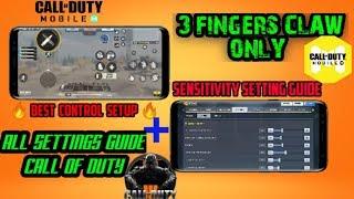 Best 3 Figure claw Sensitivity & Setup For Call of duty | COD Best Setting