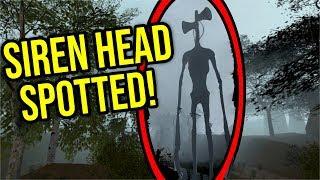 FINDING SIREN HEAD IN THE WOODS!! (Garry's Mod Sandbox)