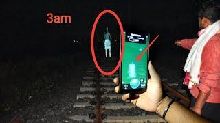 Ghost In The Railway Track Don't Try This App At 3am In Haunted Place 2020 | 3am Vlogs