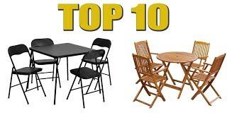 Top 10 Best Folding Table and Chair 2020