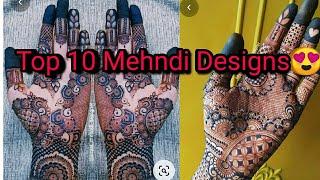 Top 10 Front Hand Mehndi Designs